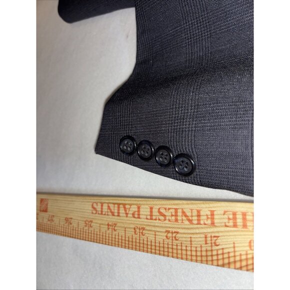 Burberry Blazer Men's 100% Pure Wool 2 Button Size 38 Color Blue - Picture 9 of 16